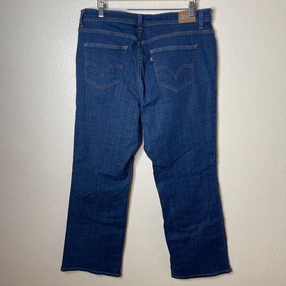 Levi's Jeans Women's 18W Blue 580  Boot Cut Defined Waist Dark Wash - Picture 8 of 11